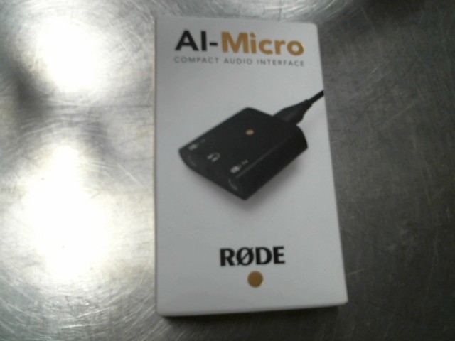 Rode compact audio interface neuf
