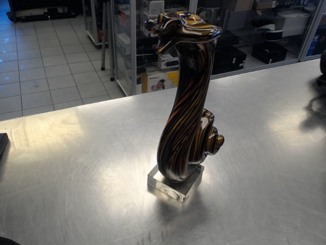 Vintageart verre souffle heavysnakecobra