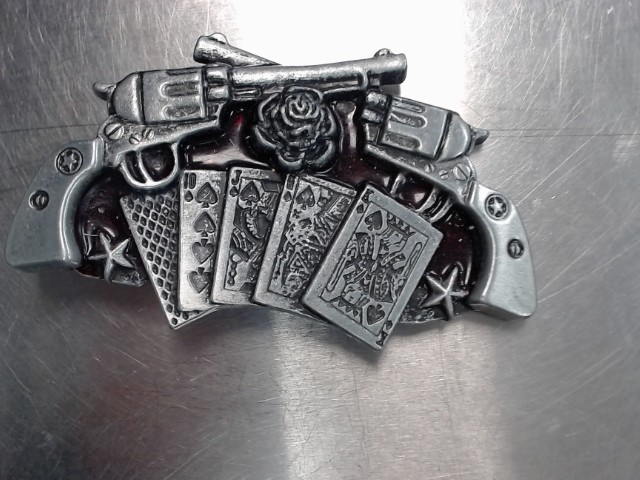 Boucle de ceinture poker