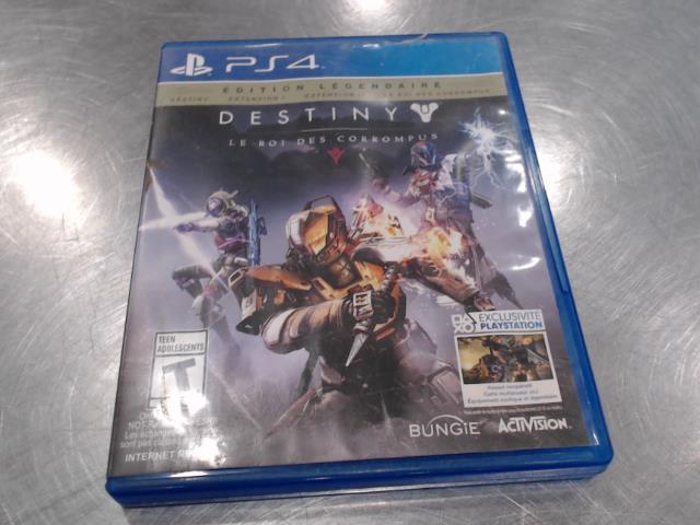 Destiny le roi des corrompu jeu ps4