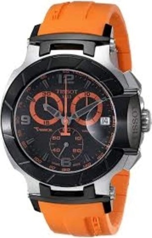Montre tissot t-race orange sport