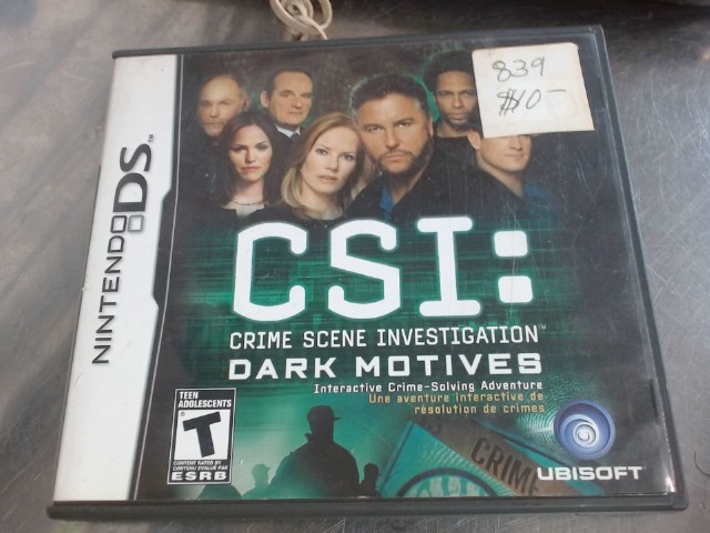 Csi: crime scene investigation dark moti