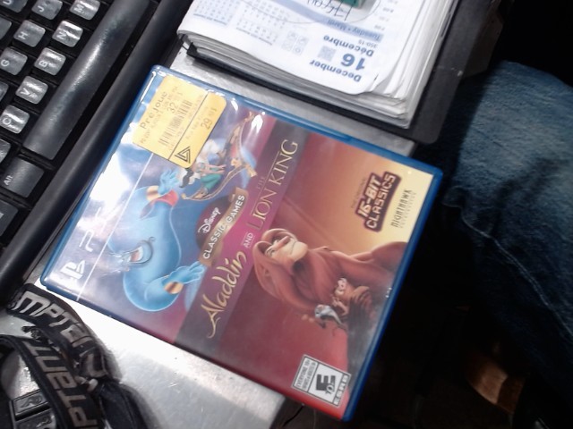 Disney classic aladin and lion kings