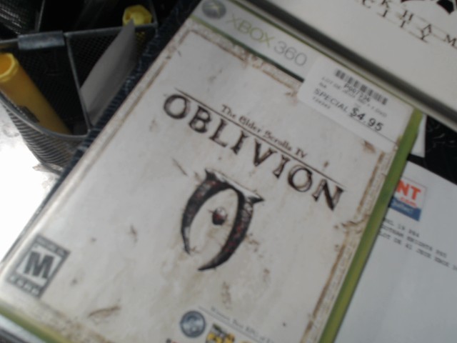 The elder scrolls iv oblivion xbox360
