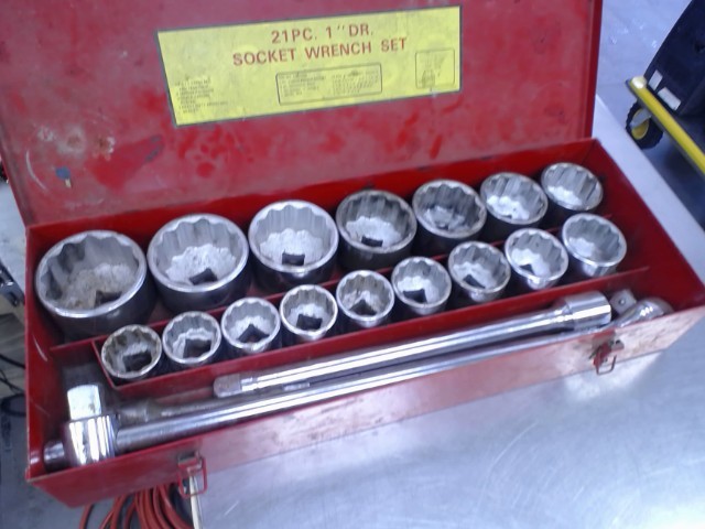 Socket wrench 21 pc set