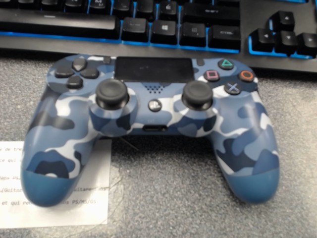 Manette ps4 blue camo