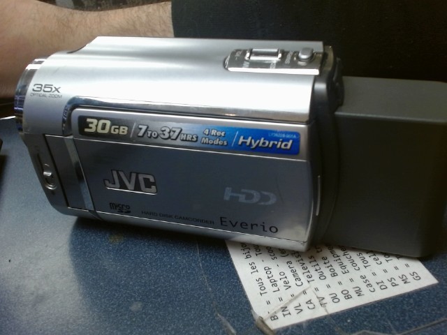 Hard disk camcorder hdd jvc with battery