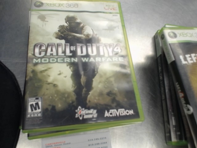 Call of duty 4 modern warfare xbox 360