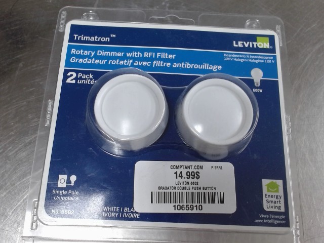 Pack 2 gradateur rotatif av filtre