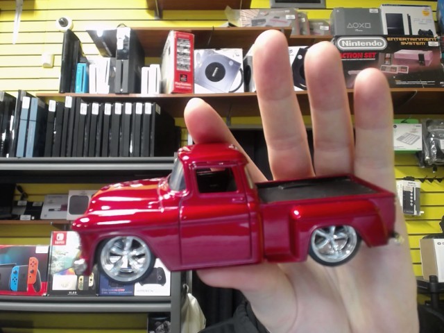 Pickup rouge 1955 chevy