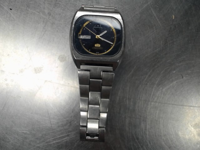 Montre seiko fond bleu/or