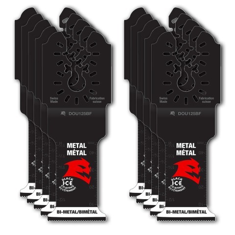 Bi-metal oscillant blade