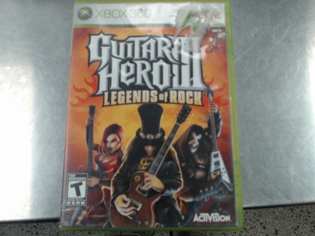 Guitar hero iii legends of rock