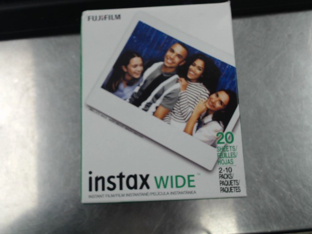 Fujifilm instax wide 20 sheets pack