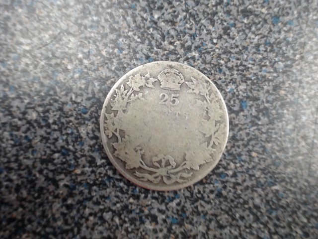 Piece de 25 sous en argent