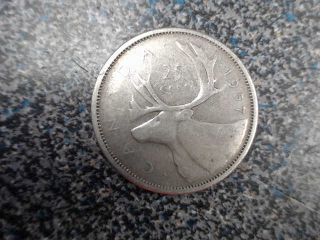 Piece ce 25 sous en argent