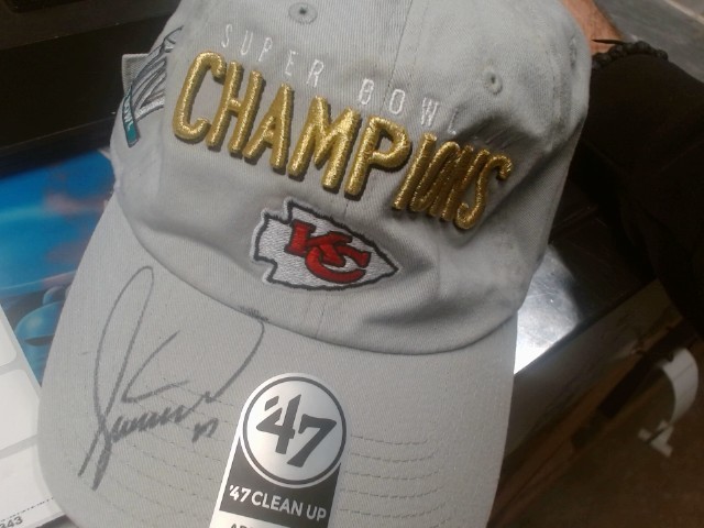 Casquette des champions signer