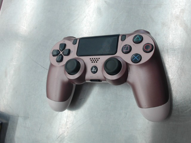 Manette de ps4 rose saumon