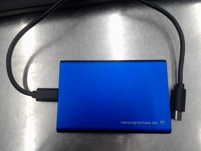 Ssd portable samsung bleu 500g