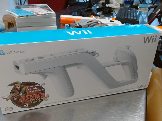Wii zapper dans la boite
