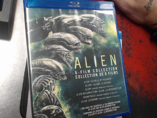 Alien 6 film collection blueray disc