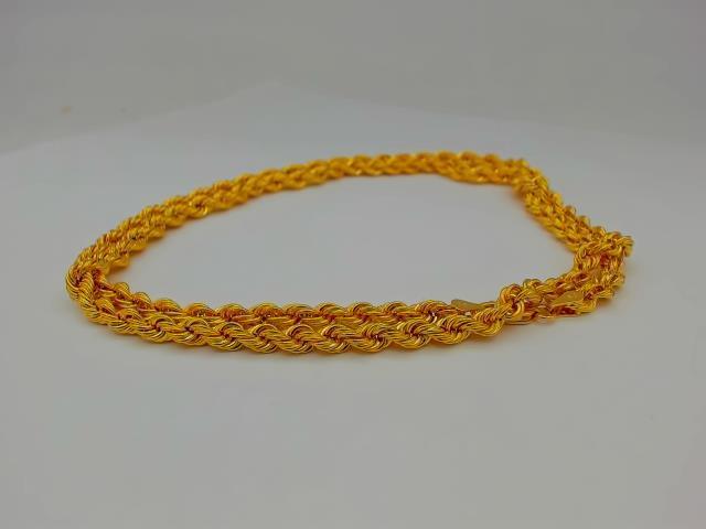 Chaine torsade en or 10kt 22po