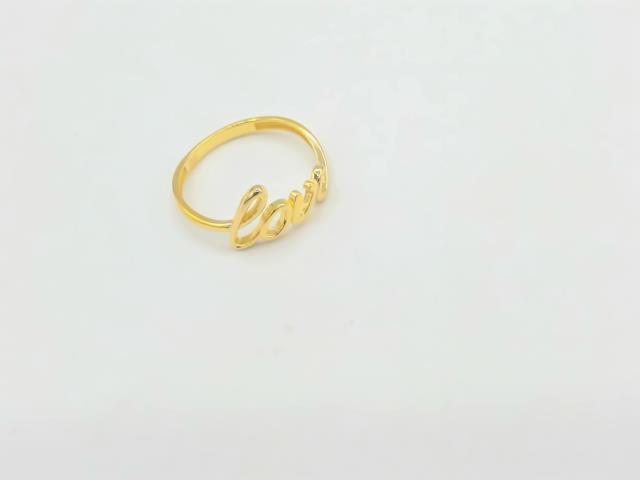 Bague en or 10kt taille 7