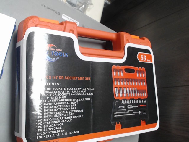 53 pcs 1/4 po bit set