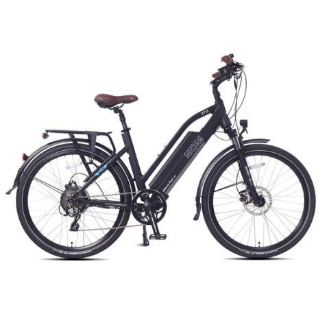 Velo electrique noir cuir brun 48v