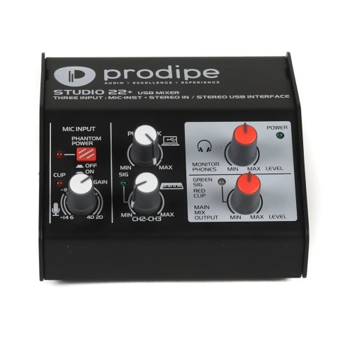 Prodipe studio 22+ usb mixer