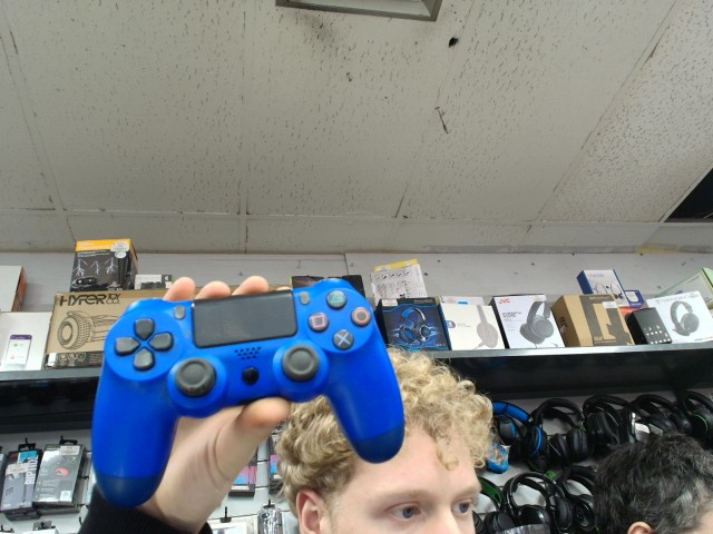 Manette ps4 bleu