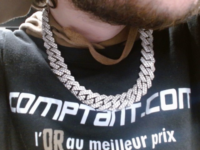 Chaine gld silver cuban link