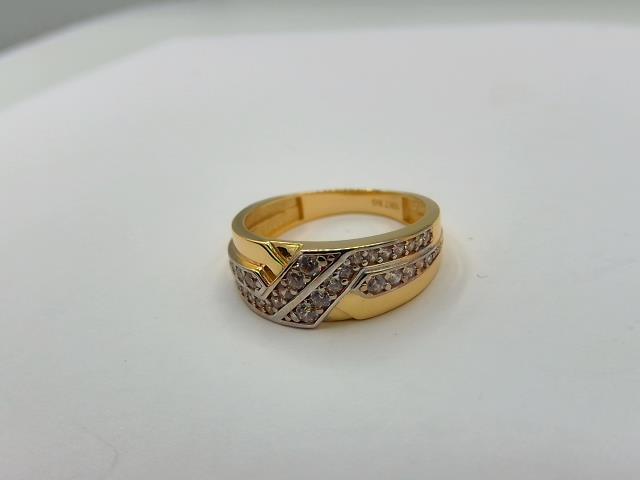 Bague en or 10kt new taille 10