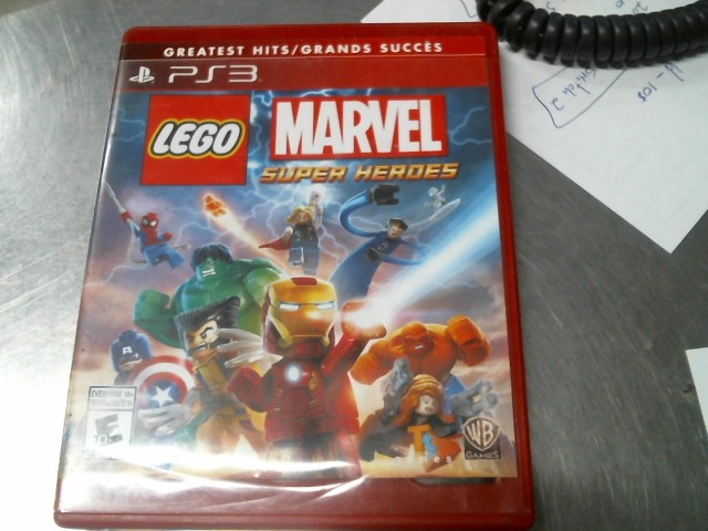 Lego marvel super heroes jeu ps3