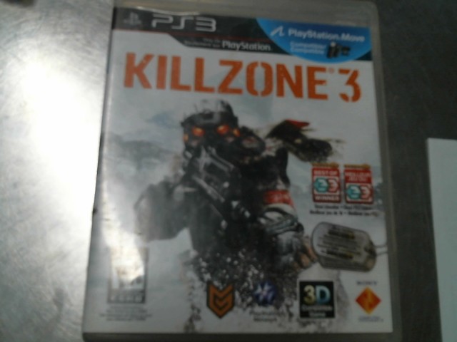 Killzone 3 jeu ps3