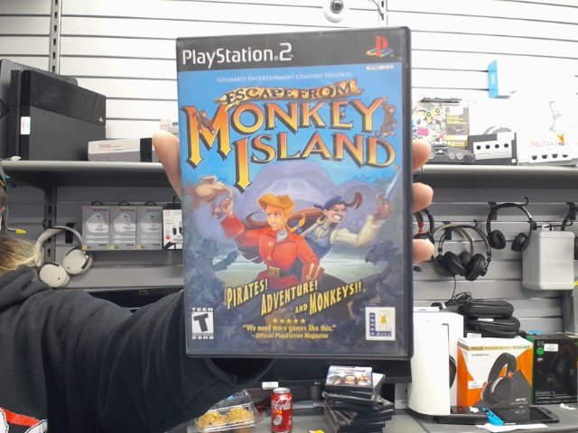 Escape from monkey island ps2