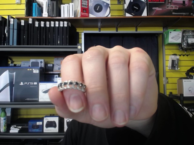 Bague en argent pierre bleu