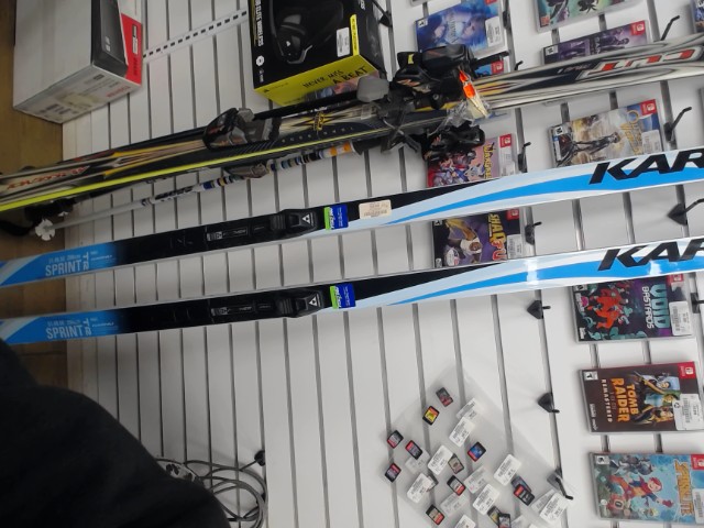 Ski de font avec bottes