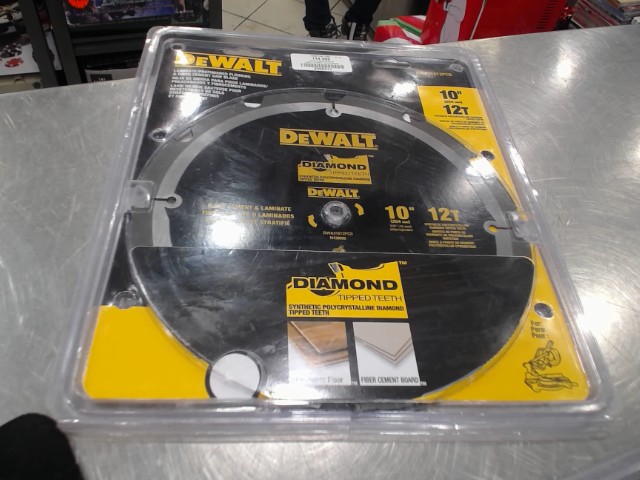 Lame a 12 dent 10 po en diamant