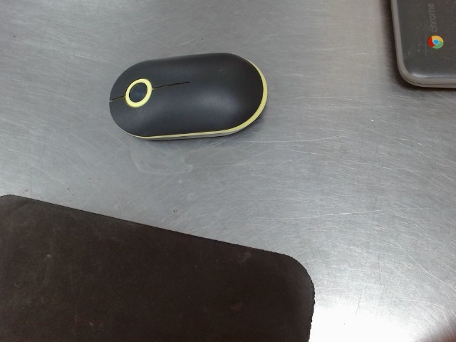 Souris sans fils jaune