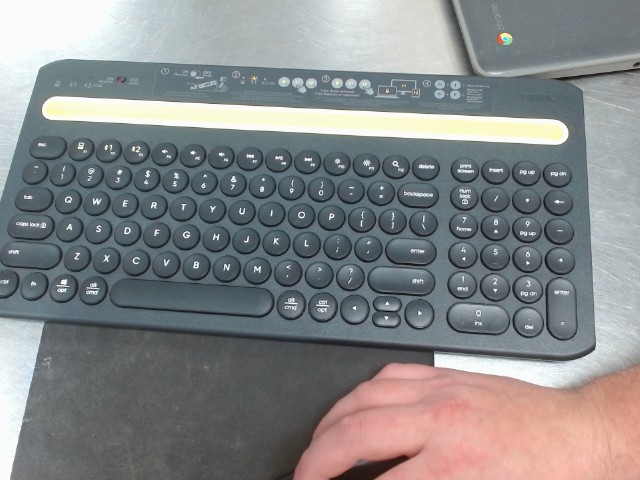 Clavier sans fils jaune