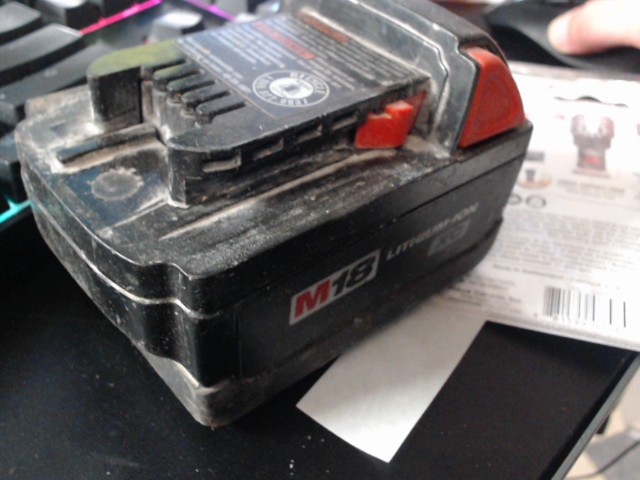 Batt milwaukee m18 47wh