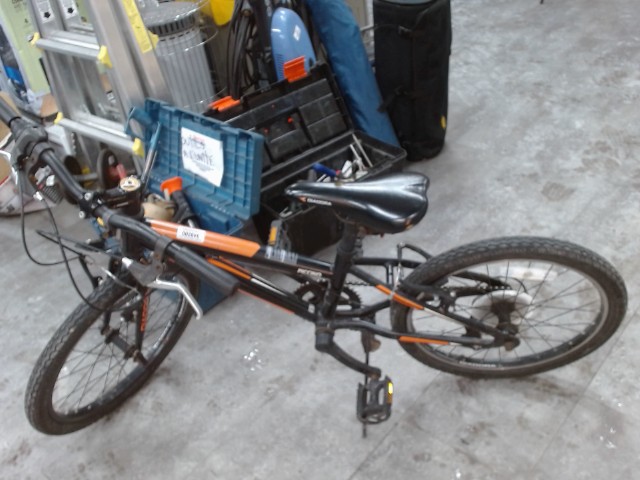 Bicyclette enfant orange/noir