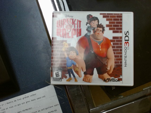 Wreck-it ralph - nintendo 3ds