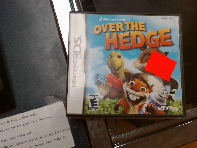 Over the hedge - nintendo ds