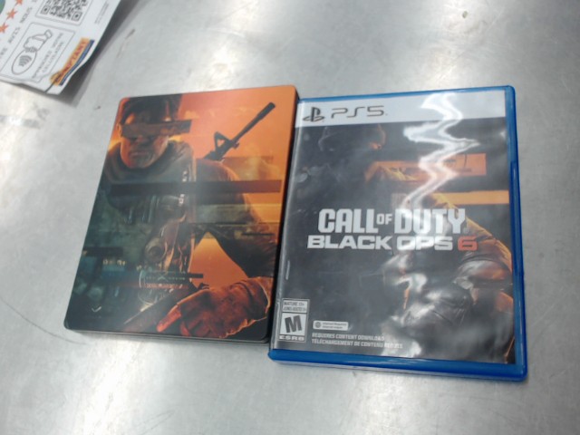 Black ops 6 ps5 avec steel book