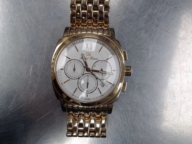 Montre michel renee chronograph dore