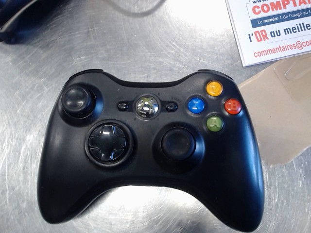 Manette noir xbox 360