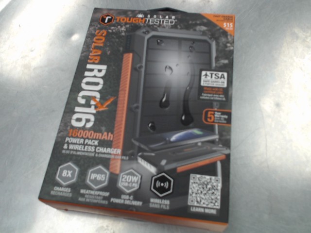 Solar roc16 powerbank 16000mah