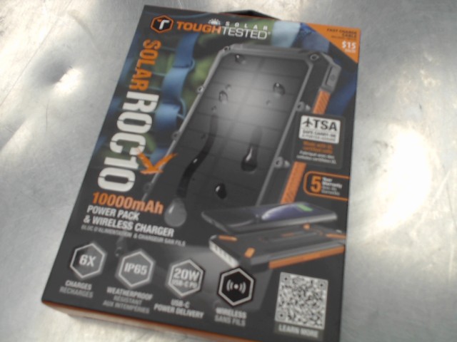 Solar roc10 10,000mah powerbank